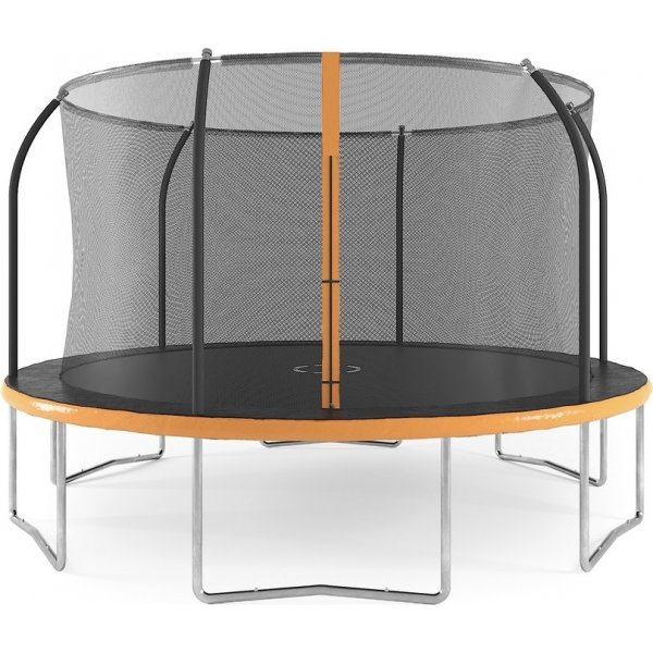 Trampoline med sikkerhetsnett - 425 cm + Stige til trampoline