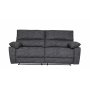 2-seters lenestolsofa ekstra bred i gr�tt - 197 cm