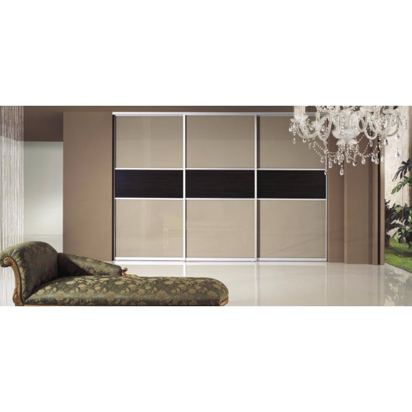 Venedig skyved�r for garderobeskap - 3 D�rer - Panel - Valgfri farge