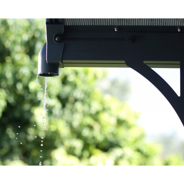 Canopia Alpine Metal Carport For Bobil 3,6 x 11 - Gr�