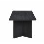 Crossby spisebord 180x90 cm - Sortbeiset eik Crossby spisebord 180x90 cm - Sortbeiset eik
