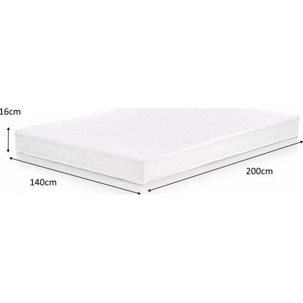 Madrass 140x200 cm bonellfj�rsystem