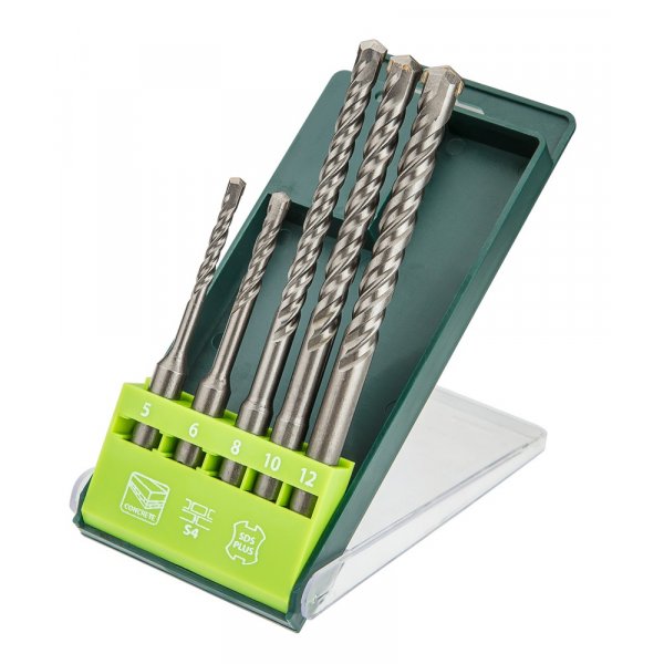 Murbor, 5-6 x 110 mm & 8-12 x 160 mm - 5 deler