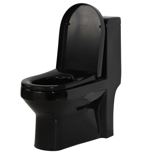 Gulvst�ende toalett | Svart