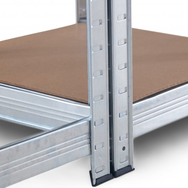 Galvanisert st�lhyllesystem - 3 hyller med koblingsbeslag