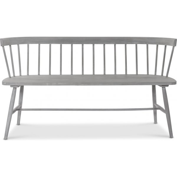 Sofa i heltre, gr�, 142 cm - Sandhamn