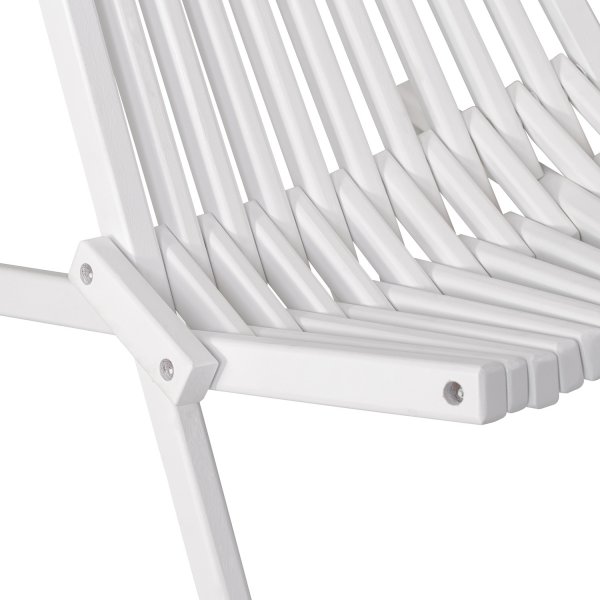 Calcutta solseng med nakkepute - Hvit Calcutta solseng med nakkepute - Hvit