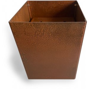 Corten stlpotter torget - 40x30x30 cm