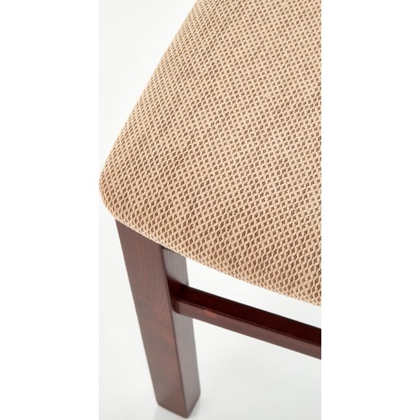 Stol i valnøtt / beige sete Stol i valnøtt / beige sete