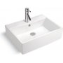 Servant porselen hvit 52,5x41x15 cm
