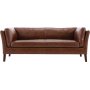Sofa 3-seter brun vintage PU 198 cm - Heritage Sofa 3-seter brun vintage PU 198 cm - Heritage