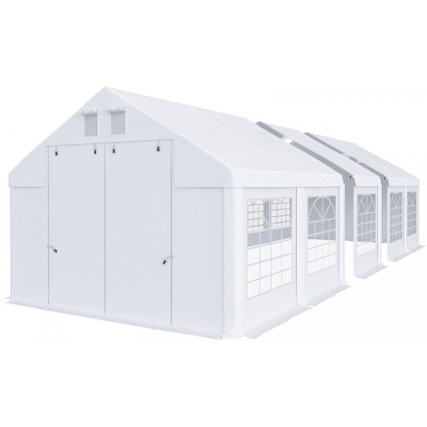 Partytelt i PVC - 4 x 28 m
