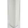 Rundt uttrekkbart spisebord eik/hvit 102-142 cm - Berivan