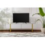 Serenity TV-stativ 180 cm - Hvit/gull