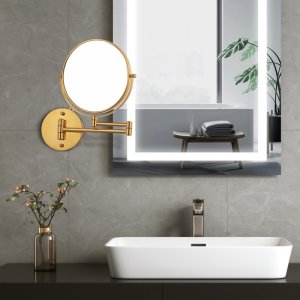 Veggmontert sminkespeil | 3x forstørrelse | Jessie Veggmontert sminkespeil | 3x forstørrelse | Jessie