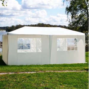 Partytelt 3×6 m med vegger | Hvitt Partytelt 3×6 m med vegger | Hvitt