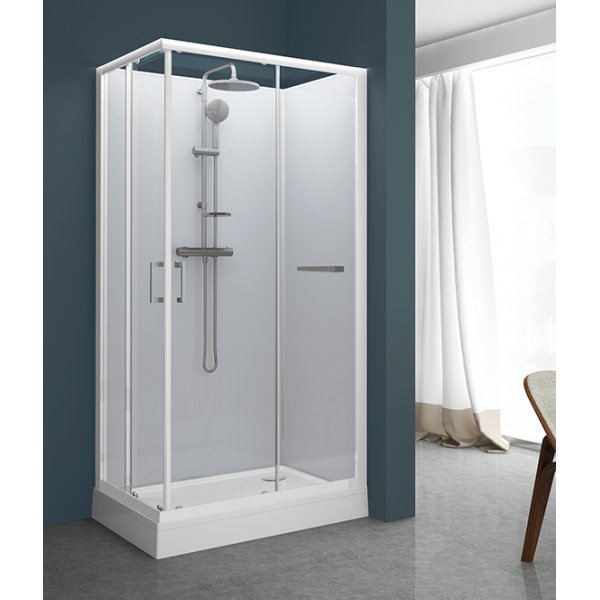 Komplett dusjkabin med skyvedrer - Classic II