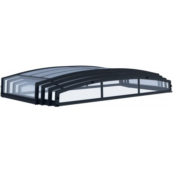 Bassengtak Majorca - Skyvbart - 4x8m Bassengtak Majorca - Skyvbart - 4x8m