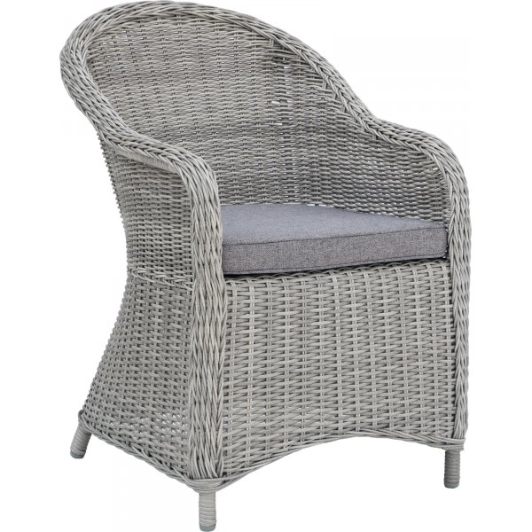 Malgovik lenestol i rotting - Gr� kunstrotting