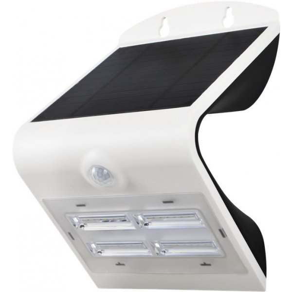 Solcelledrevet lyskaster med sensor