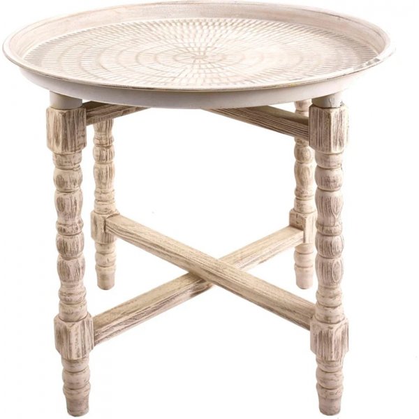Brettbord Ø52 cm Beige Brettbord Ø52 cm Beige