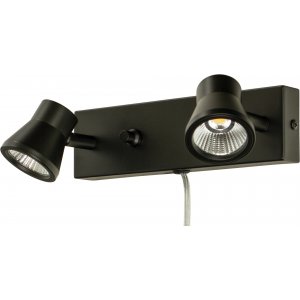 Pluto vegglampe LED - Sort
