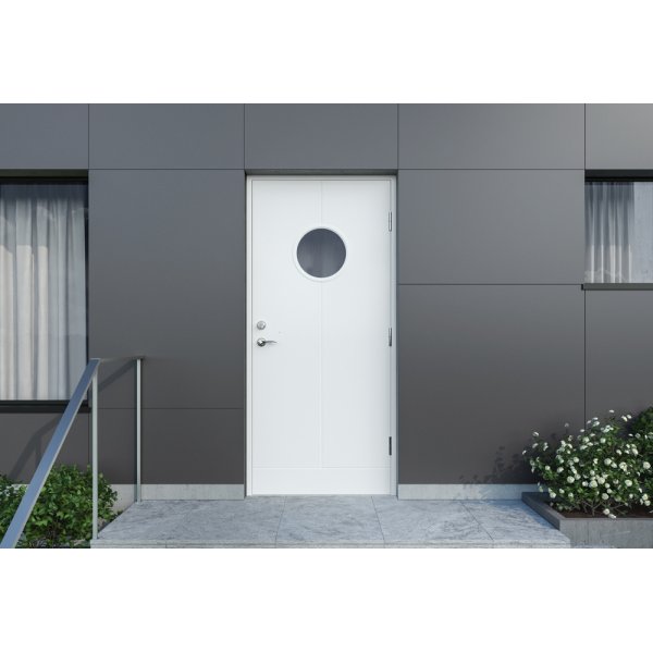 Jennifer ytterdør med vindu Jennifer ytterdør med vindu