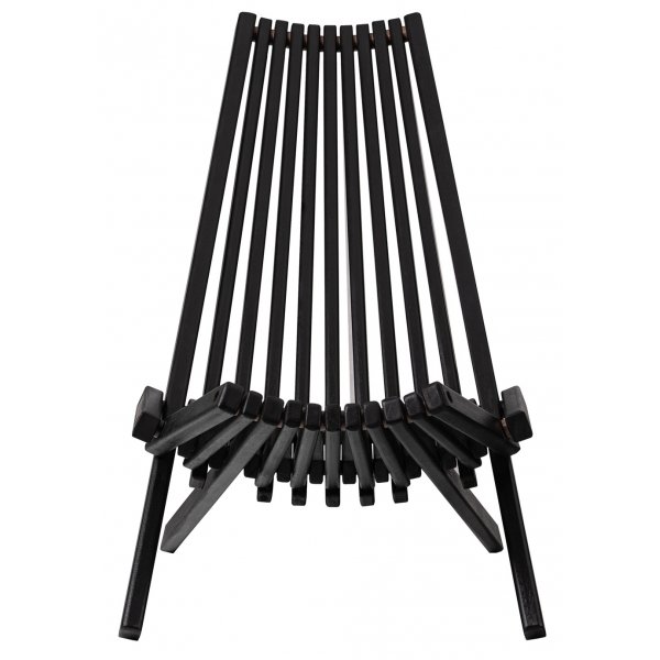 Calcutta fluktstol med nakkepute - Svartbeiset Calcutta fluktstol med nakkepute - Svartbeiset