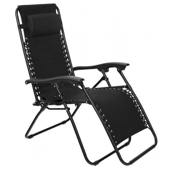 Amalia solseng - Svart Baden Baden + Rengjøringsspray for utemøbler Amalia solseng - Svart Baden Baden + Rengjøringsspray for utemøbler