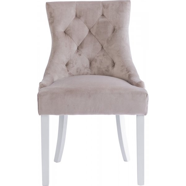 Tuva spisestol i beige fl�yel