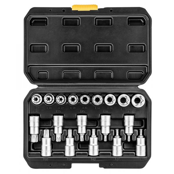 Torxbits & Torxhylser, 19 deler