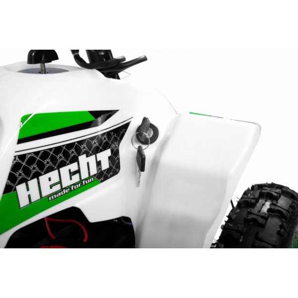 Elektrisk mini-ATV - Hvit og grønn Elektrisk mini-ATV - Hvit og grønn