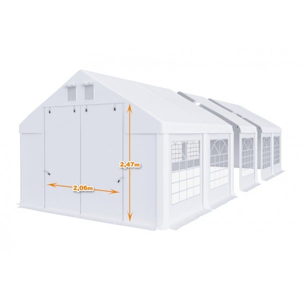 Partytelt i PVC - 4 x 90 m