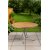 Mllan bord rundt 110 cm - Teak / Galvanisert stl