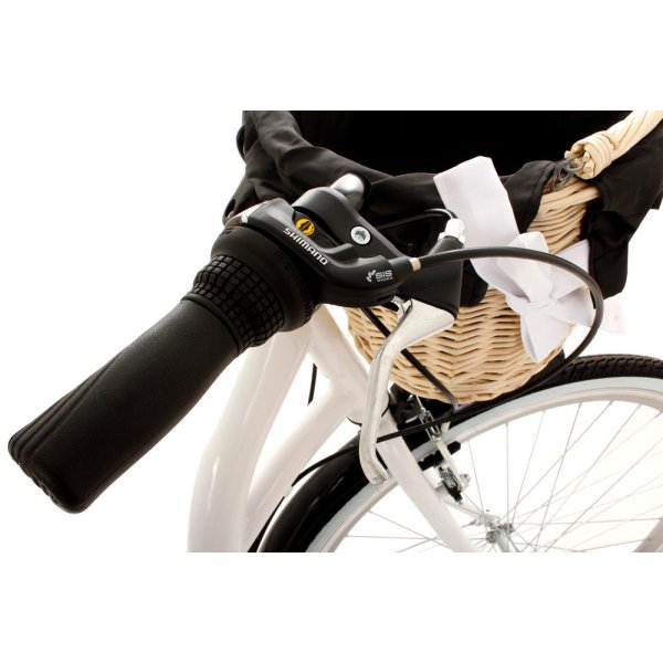 Damesykkel Goetze Mood - svart / hvit + Lås kjede Damesykkel Goetze Mood - svart / hvit + Lås kjede