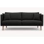 Sofa �stermalm 223 cm - M�rkegr�