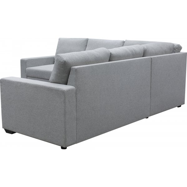 Hjørnesofa Belissa med sengefunksjon og oppbevaring - 235x235 cm - mørkegrå Hjørnesofa Belissa med sengefunksjon og oppbevaring - 235x235 cm - mørkegrå