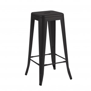 Iris barkrakk i svart metall - Setehøyde 77 cm Iris barkrakk i svart metall - Setehøyde 77 cm