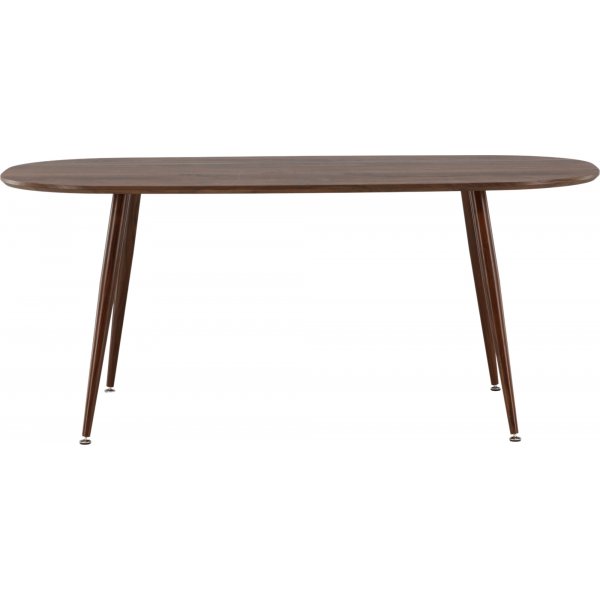 Sanford spisebord 180 x 90 cm - M�rkebrunt