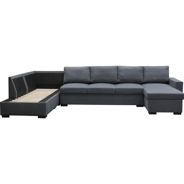 U-sofa Solna vendbar - 367 cm - mørk grå U-sofa Solna vendbar - 367 cm - mørk grå