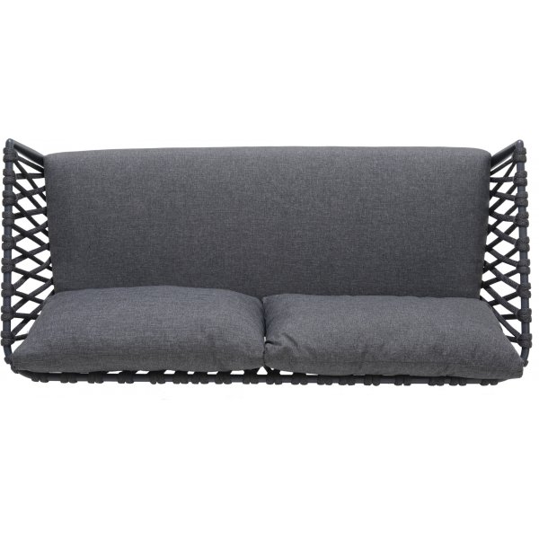 Livsstil Hage utegruppe Ipanema med sofa, 2 lenestoler og salongbord - Gr� / Teak / Olefin