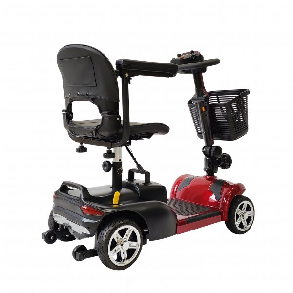 G�-sparkesykkel 250W - Elektrisk 4-hjuls batteri + Reflekterende sele