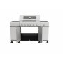 Gassgrill med sidebrenner og oppbevaringsskap - 6 brennere - rustfritt st�l