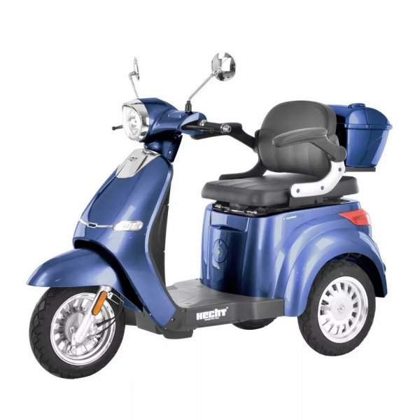Elektrisk moped trehjulssykkel 800 W - Bl + Reflekterende sele