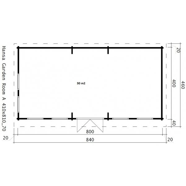 Fritidshus Tove - 32 m² Fritidshus Tove - 32 m²