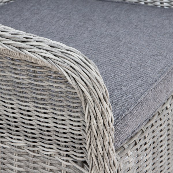 Balkongsett; 2 stoler og bord 48 x 48 cm gr/rotting - Tor/Merkur