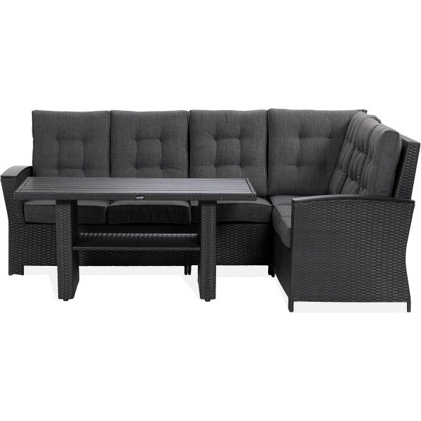 James Luxury Lounge Group Vendbar - Svart