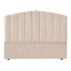 Sengegavl buet beige 180 x 125 cm - Laholm