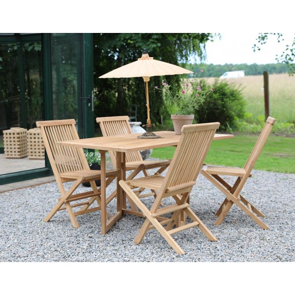 Saltö teakstol - Teak + Tekstilimpregnering for utemøbler Saltö teakstol - Teak + Tekstilimpregnering for utemøbler