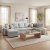 U-sofa Solna XL med oppbevaring - 367 cm - lys grå U-sofa Solna XL med oppbevaring - 367 cm - lys grå